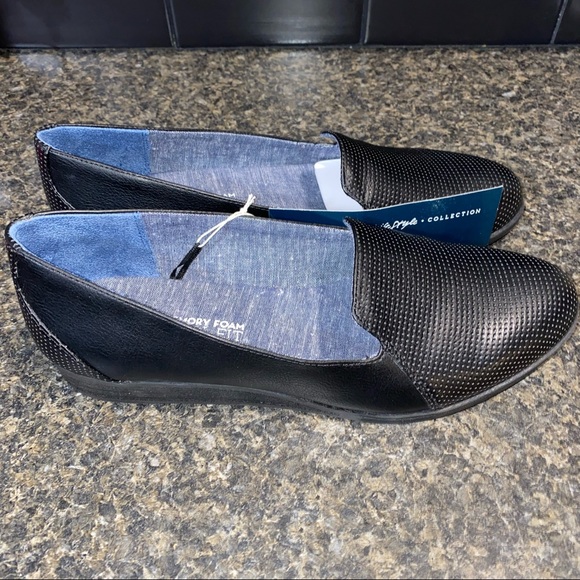 Dr Scholl's Cool Fit Memory Foam Comfort Black Loafers Women's Size 7.5 - Picture 5 of 8